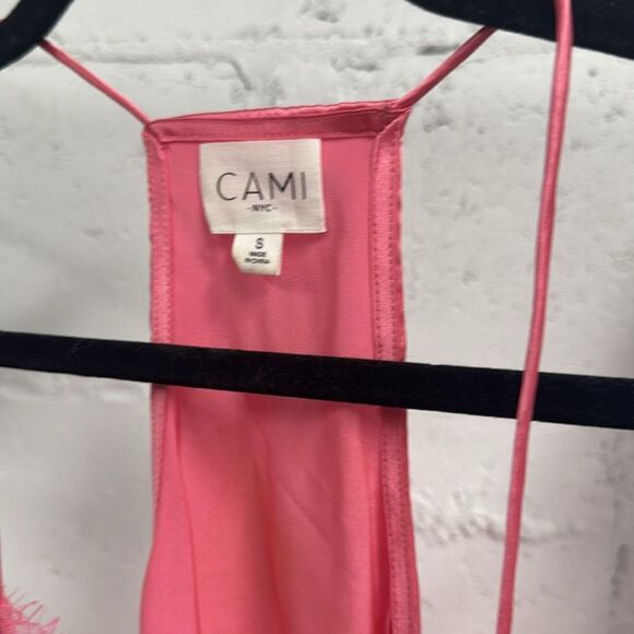 Cami NYC Tank - Pink Lace Spaghetti Strap Top - NEVER WORN - Size Small - Picture 3 of 4